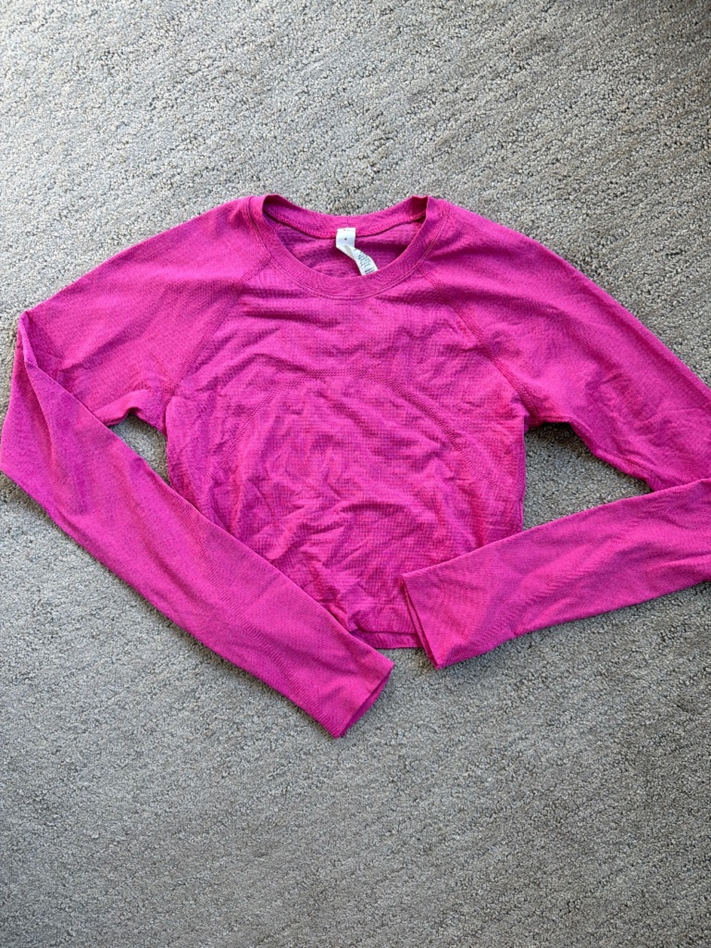 lululemon swiftly cropped long sleeve